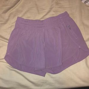 Lululemon light purple size 6 running shorts